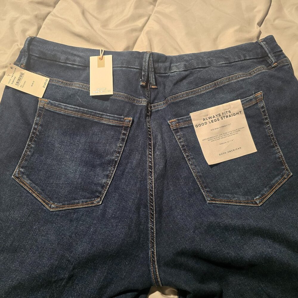 Good American Women's Straight Leg Always Fit 20-26